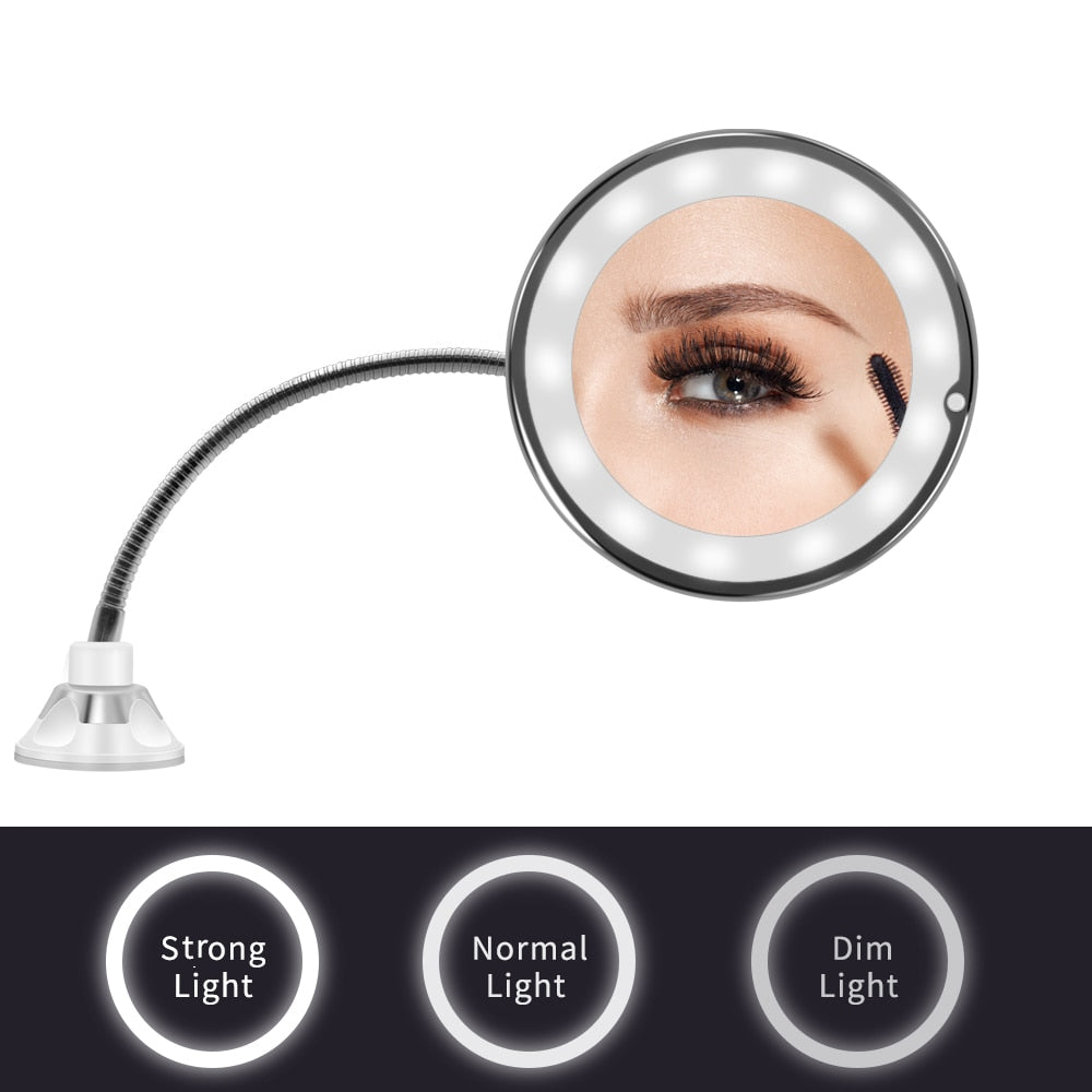 LED Flexible Makeup Mirror