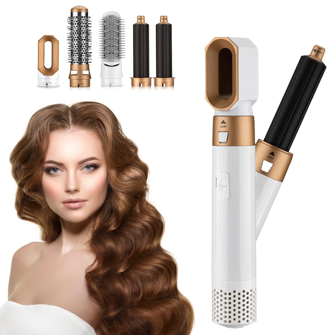 Electric 5 in 1 Hair Dryer Styler Airwrap Brush